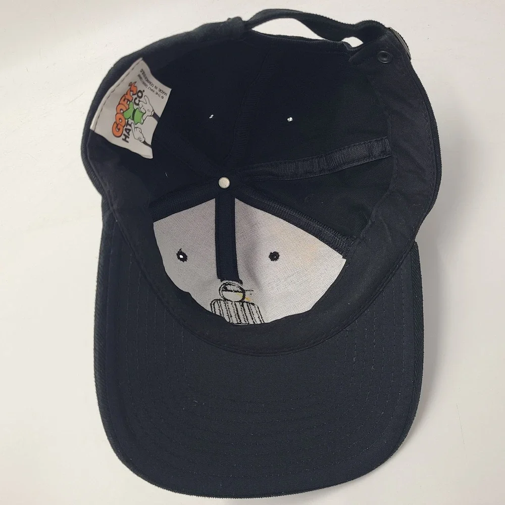 Vintage ESPN Skybox‎ Hat Strapback (Fits Small) Black Disney Cruise Line Cotton